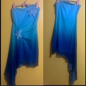 Ombre Blue Dress